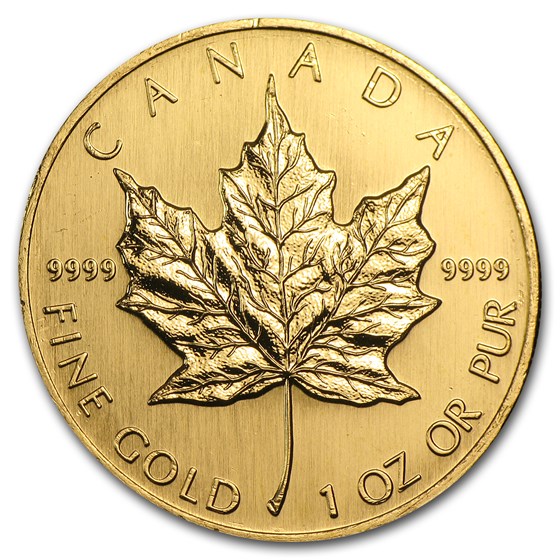 1998 Canada 1 oz Gold Maple Leaf BU 1998 Canada 1 oz Gold Maple Leaf BU